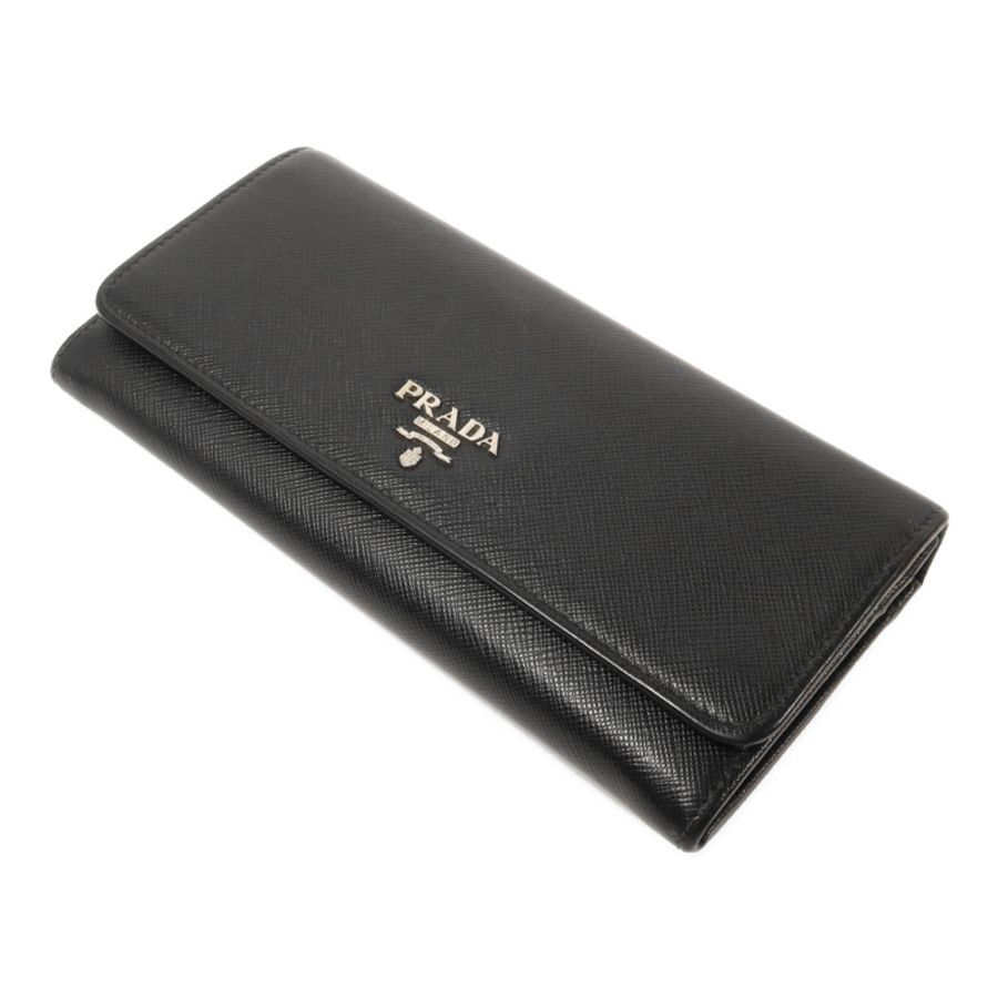 PRADA Saffiano皮革Long Wallet with Card Case長錢包連卡片套-2