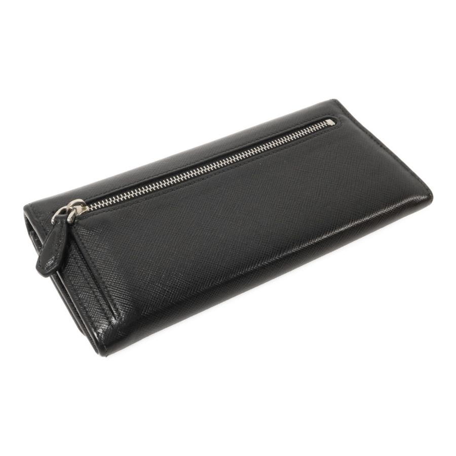 PRADA Saffiano皮革Long Wallet with Card Case長錢包連卡片套-3