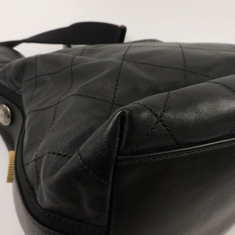 CHANEL 牛皮皮革Hobo Bag手挽肩背兩用袋-15