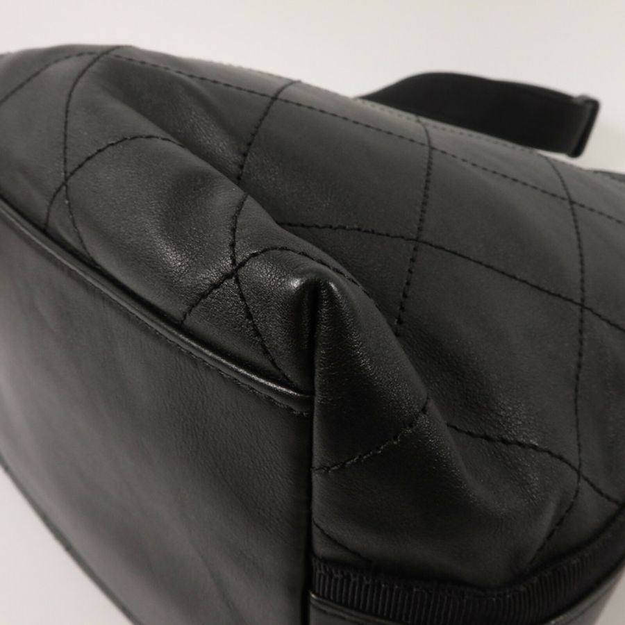 CHANEL 牛皮皮革Hobo Bag手挽肩背兩用袋-16