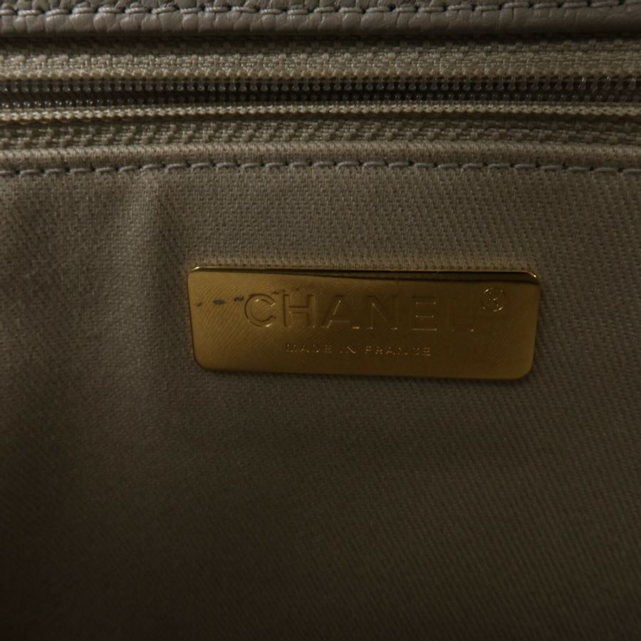 CHANEL 牛皮皮革Chain Shoulder鏈帶手挽肩背兩用袋-5