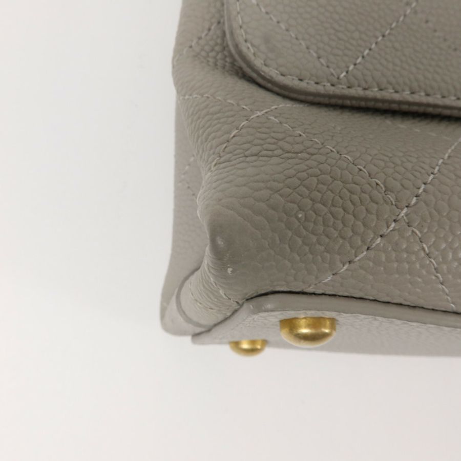 CHANEL 牛皮皮革Chain Shoulder鏈帶手挽肩背兩用袋-11