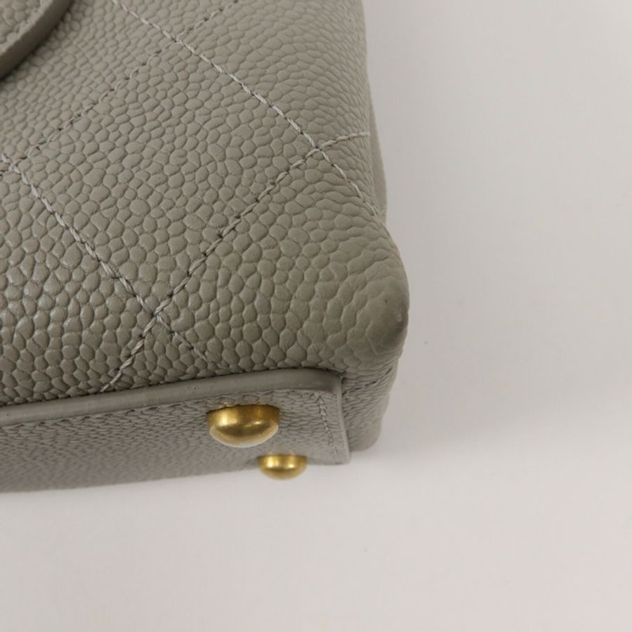 CHANEL 牛皮皮革Chain Shoulder鏈帶手挽肩背兩用袋-14
