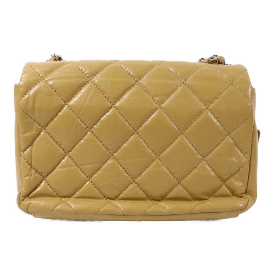 CHANEL 牛皮皮革Flap Bag鏈帶肩背袋-1