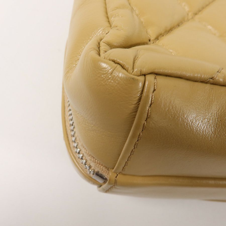 CHANEL 牛皮皮革Flap Bag鏈帶肩背袋-12