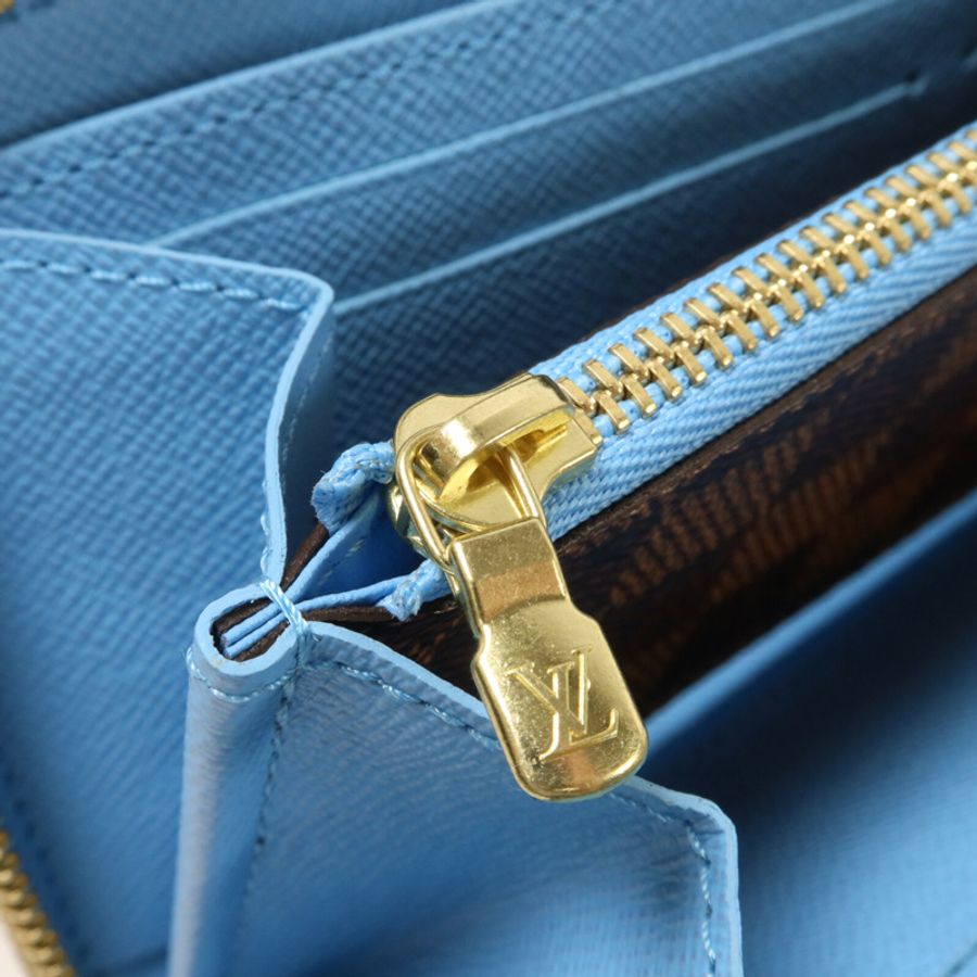 LOUIS VUITTON Damier Portefeuille Clemence長錢包-7