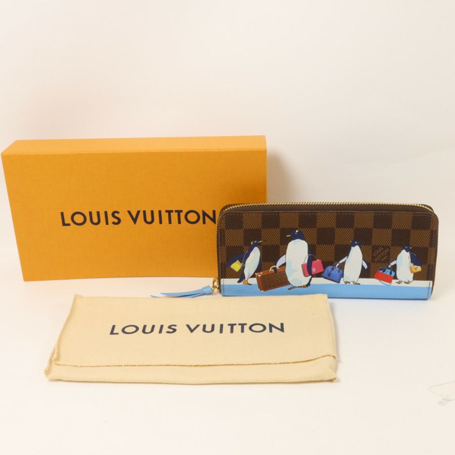 LOUIS VUITTON Damier Portefeuille Clemence長錢包-8