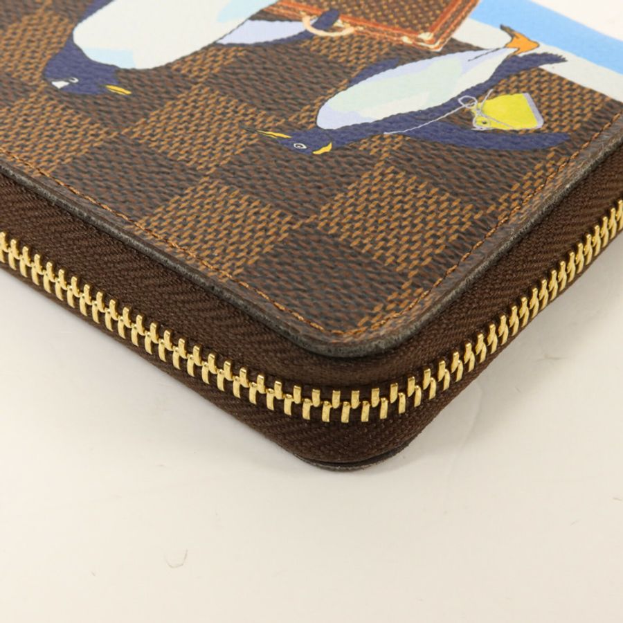LOUIS VUITTON Damier Portefeuille Clemence長錢包-12