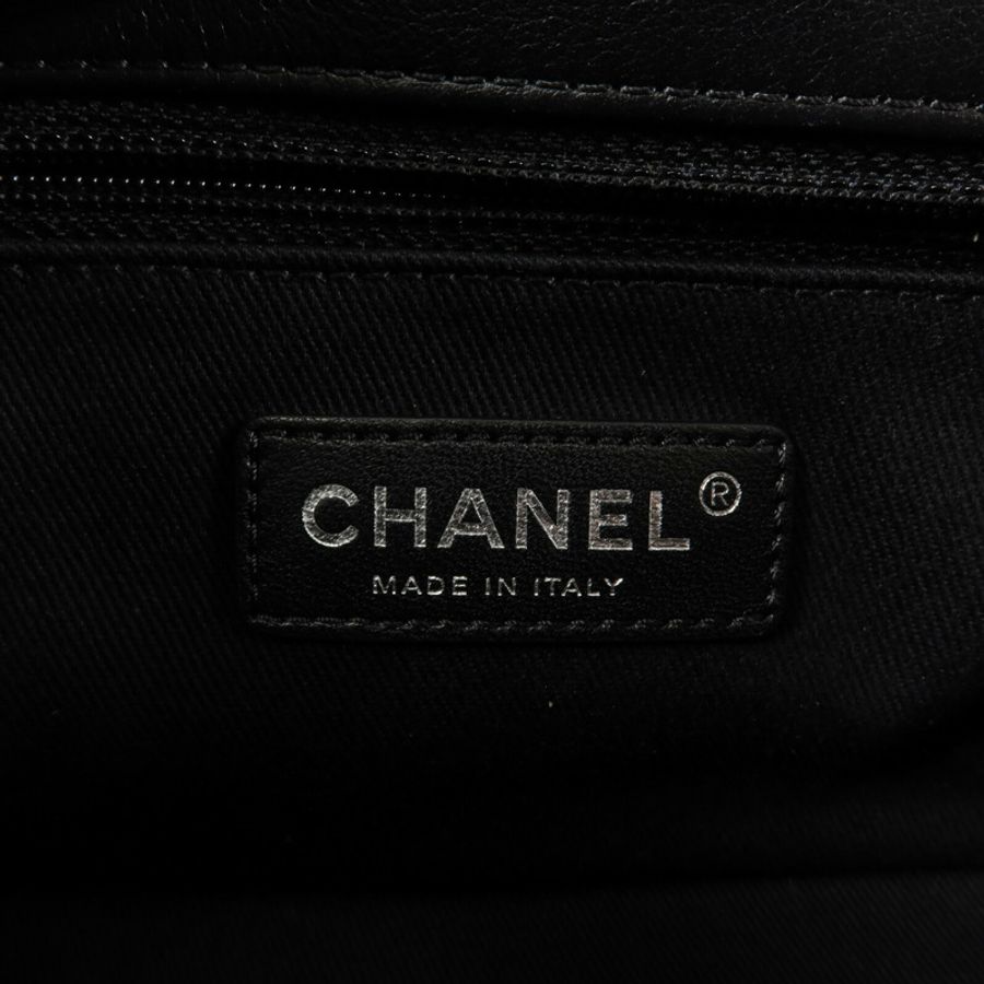 CHANEL 牛皮皮革Shoulder Bag鏈帶手挽肩背兩用袋-5