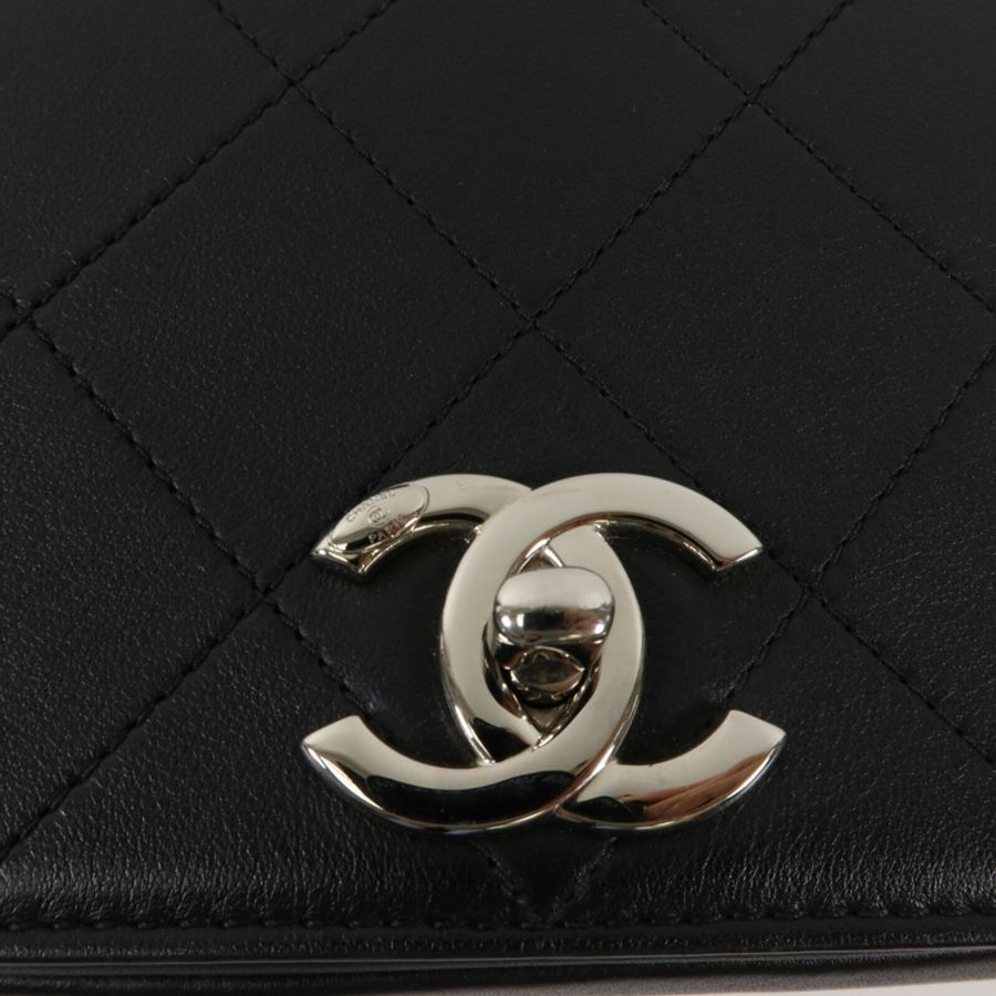 CHANEL 牛皮皮革Shoulder Bag鏈帶手挽肩背兩用袋-7