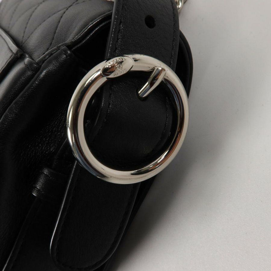 CHANEL 牛皮皮革Shoulder Bag鏈帶手挽肩背兩用袋-8
