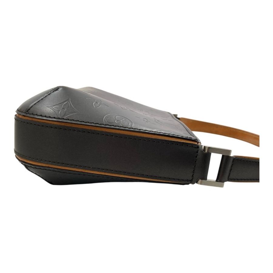LOUIS VUITTON 路易威登 M55142 MONOGRAM MAT FOWLER 肩背包 霧面皮革 灰色 銀釦-3