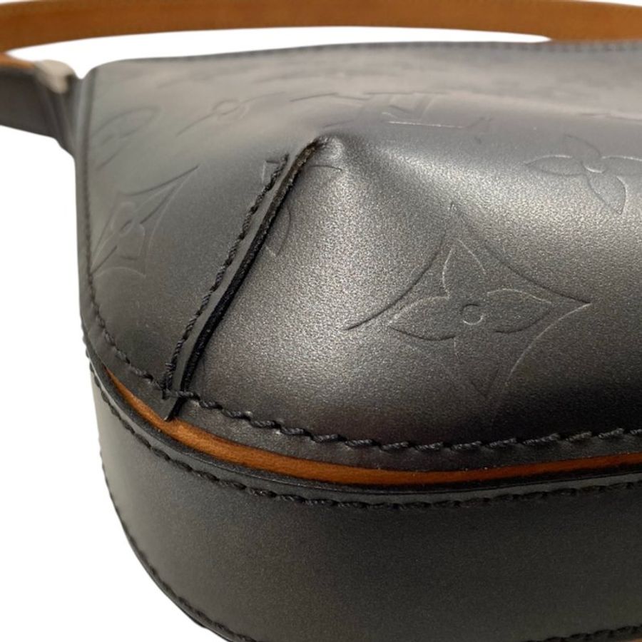 LOUIS VUITTON 路易威登 M55142 MONOGRAM MAT FOWLER 肩背包 霧面皮革 灰色 銀釦-5