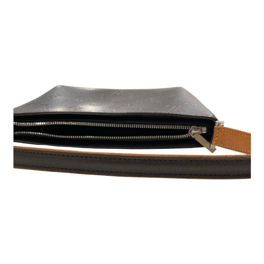 LOUIS VUITTON 路易威登 M55142 MONOGRAM MAT FOWLER 肩背包 霧面皮革 灰色 銀釦-12