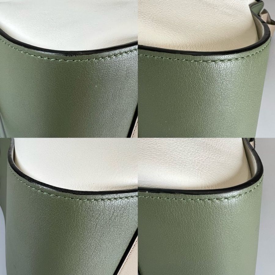 LOEWE 綠拚白HAMMOCK吊床包小號-11