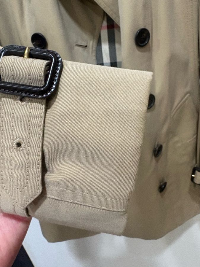 BURBERRY The Sandringham 中長版棉質風衣(卡其色)-6