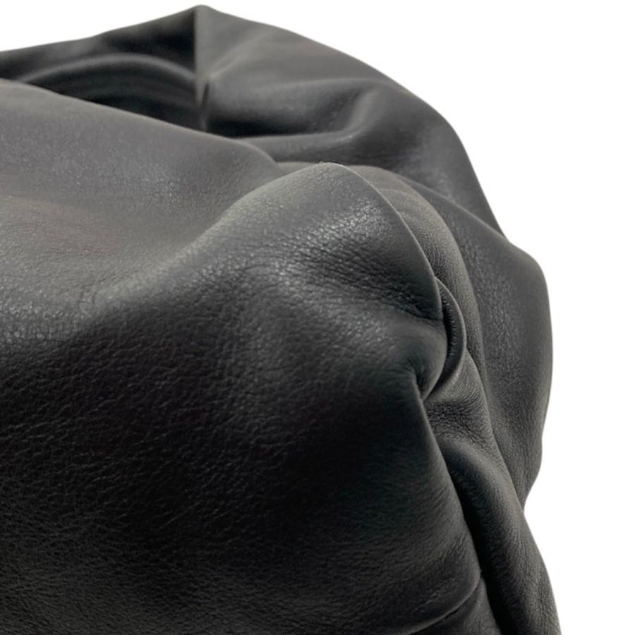 BOTTEGA VENETA 寶緹嘉 雲朵手提包 羊皮 黑色 銀釦-6