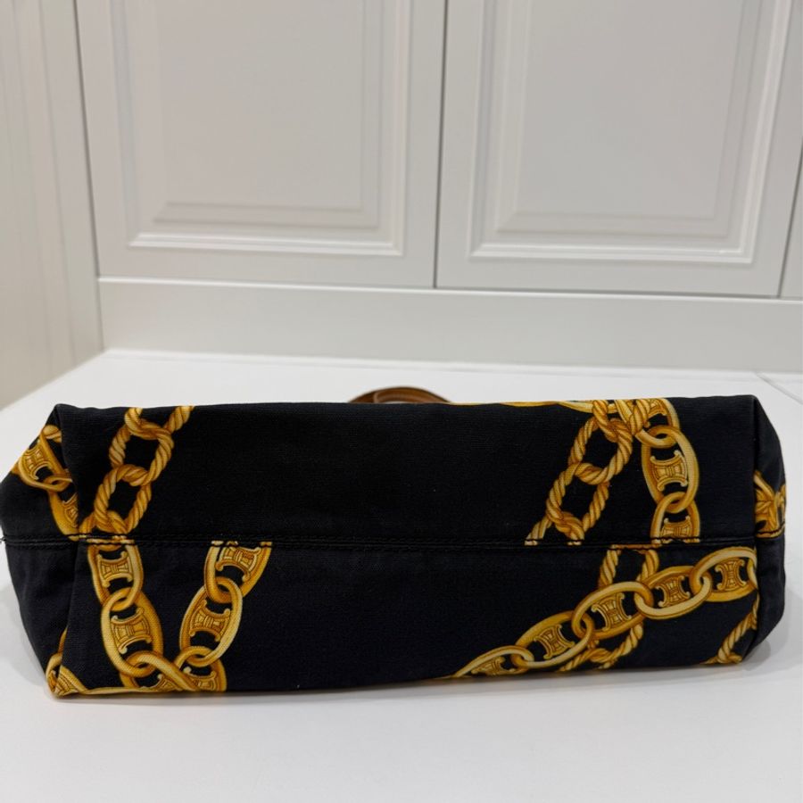 CELINE vintage 深藍 托特包 肩背包 手提包 購物包 購物袋 登機袋-8