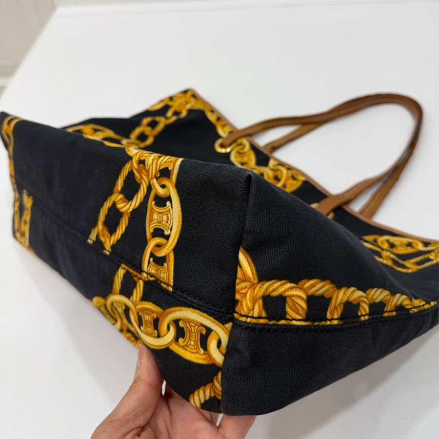 CELINE vintage 深藍 托特包 肩背包 手提包 購物包 購物袋 登機袋-12