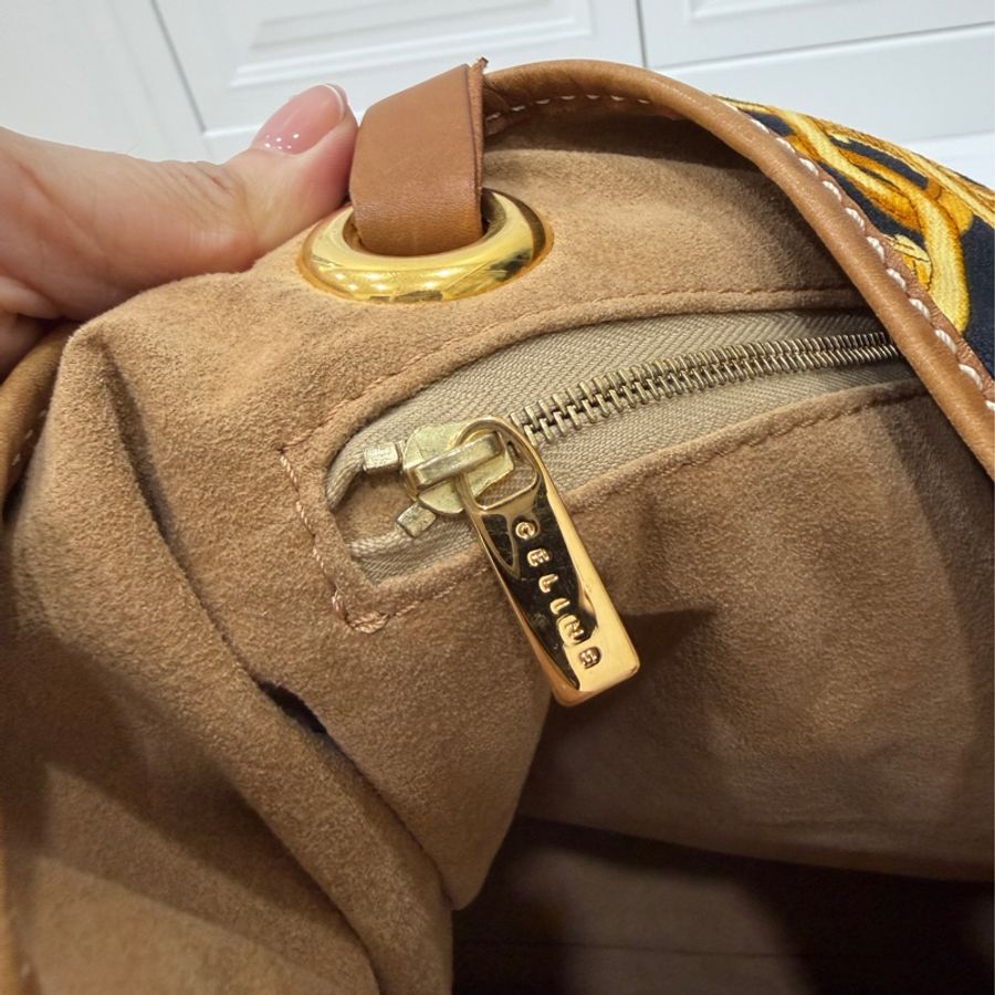 CELINE vintage 深藍 托特包 肩背包 手提包 購物包 購物袋 登機袋-18