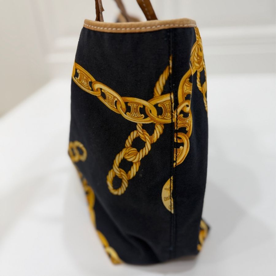 CELINE vintage 深藍 托特包 肩背包 手提包 購物包 購物袋 登機袋-19