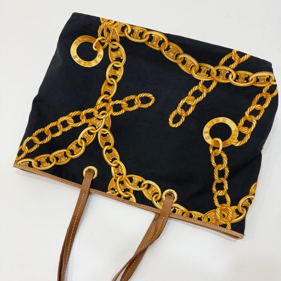 CELINE vintage 深藍 托特包 肩背包 手提包 購物包 購物袋 登機袋-23