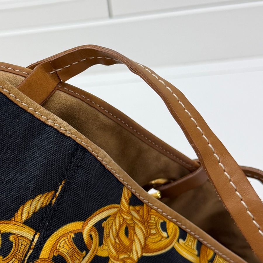 CELINE vintage 深藍 托特包 肩背包 手提包 購物包 購物袋 登機袋-30