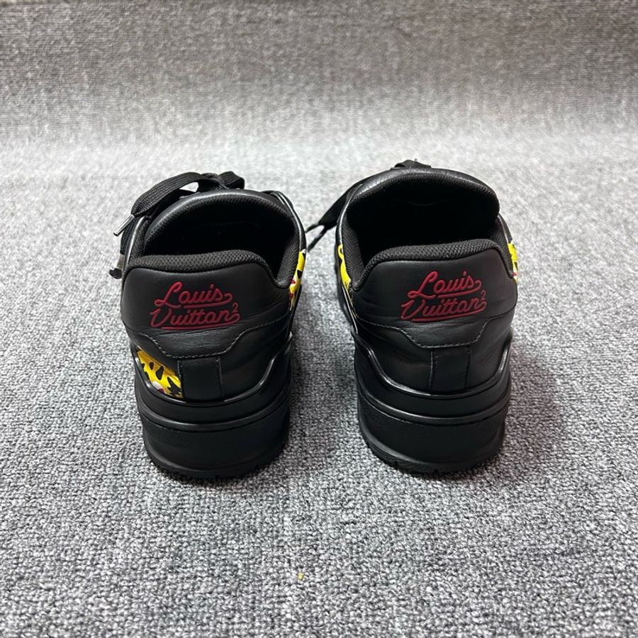 Louis Vuitton 路易威登 LV nigo聯名款 trainer 板鞋 愛心老虎 黑色/41碼-5
