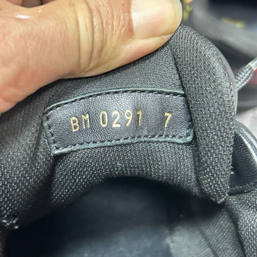 Louis Vuitton 路易威登 LV nigo聯名款 trainer 板鞋 愛心老虎 黑色/41碼-7