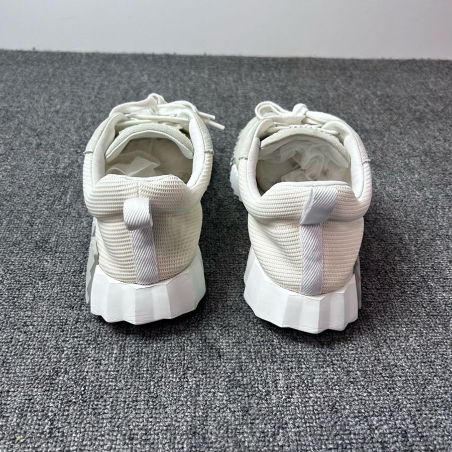 HERMES愛馬仕 Bouncing 生活休閒鞋 白灰色德訓鞋/41碼 /98新-5
