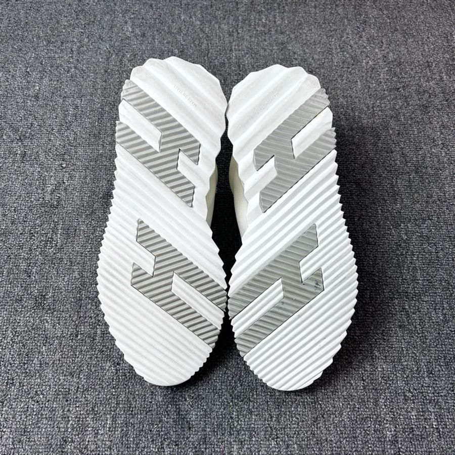 HERMES愛馬仕 Bouncing 生活休閒鞋 白灰色德訓鞋/41碼 /98新-6