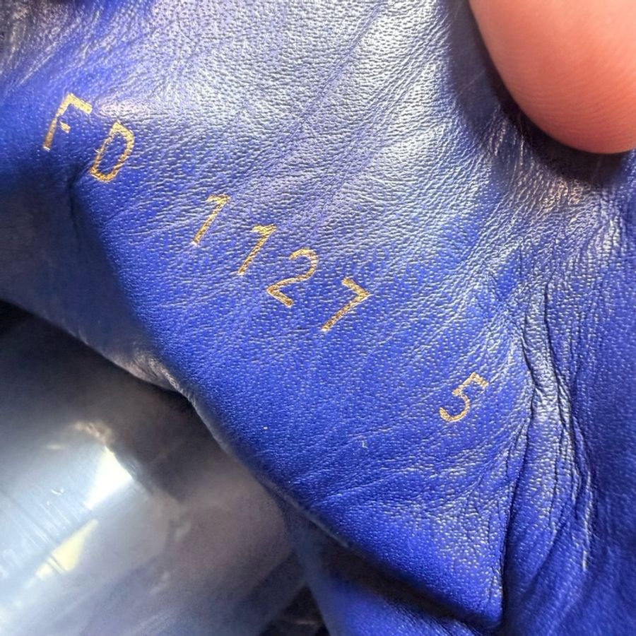 Louis Vuitton 路易威登 LV 藍棕拼色老花滿印LOGO高幫板鞋 尺碼:39碼-7