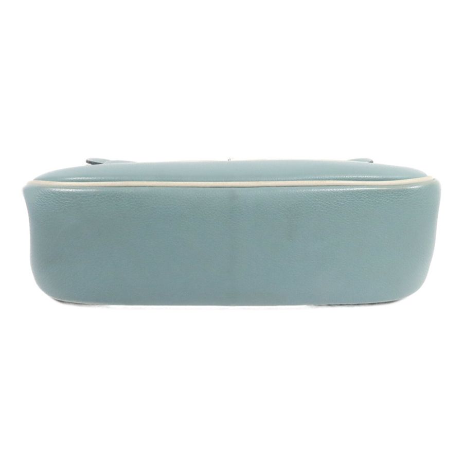 HERMES Evercolor皮革Berline 28肩背袋Ciel/Gris Perle-3