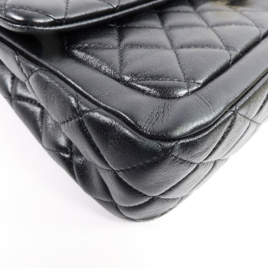CHANEL 羊皮皮革Chain Shoulder Bag鏈帶肩背袋-12