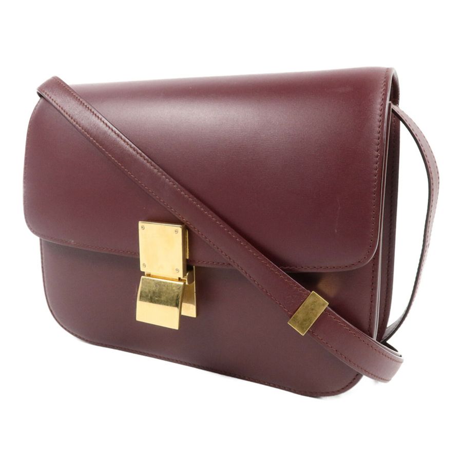 CELINE 牛皮皮革Classic Box Medium肩背袋-2