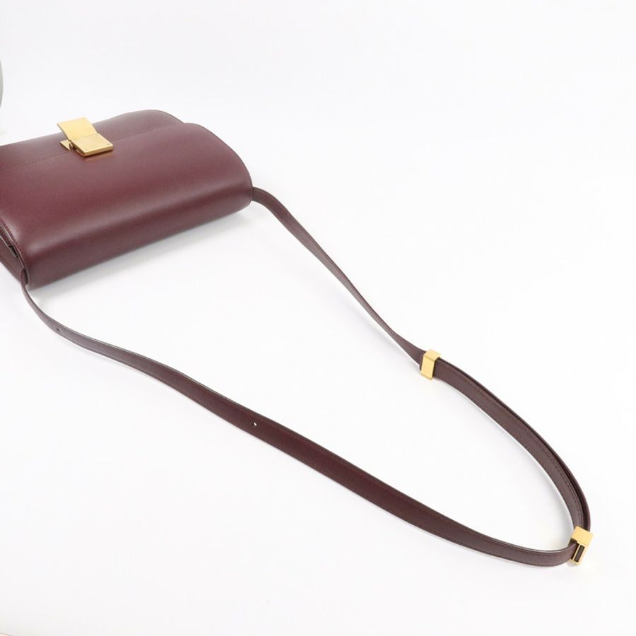 CELINE 牛皮皮革Classic Box Medium肩背袋-8