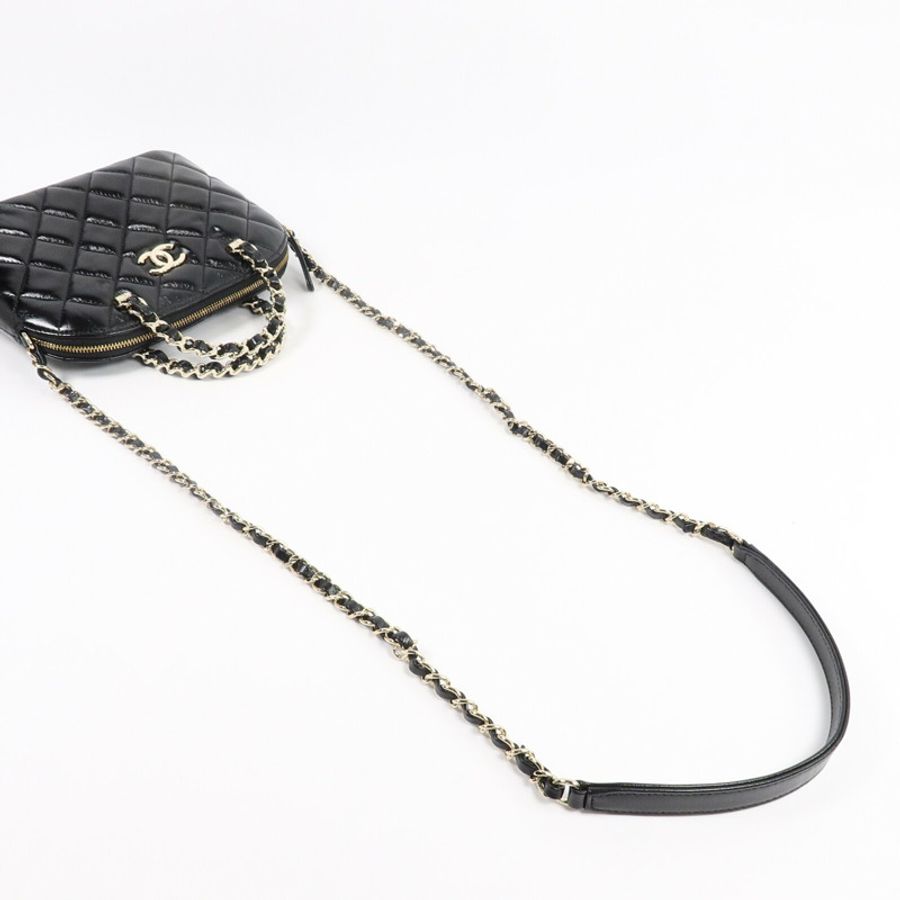 CHANEL 羊皮皮革2 Way Shoulder Bag鏈帶肩背袋-8