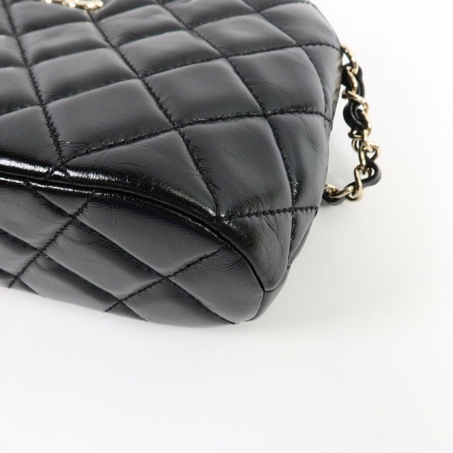 CHANEL 羊皮皮革2 Way Shoulder Bag鏈帶肩背袋-10