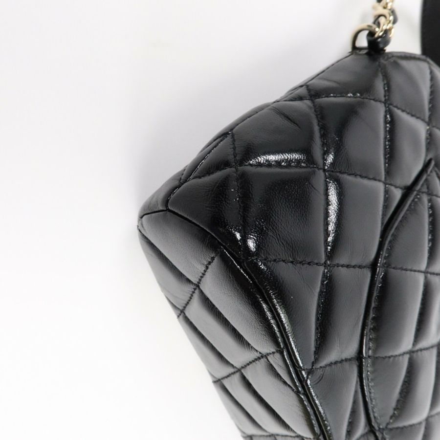 CHANEL 羊皮皮革2 Way Shoulder Bag鏈帶肩背袋-13