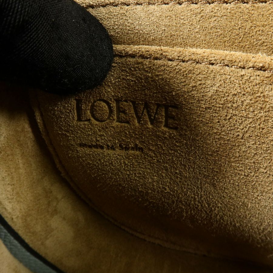 LOEWE 牛皮皮革Mini Gate Dual肩背袋-5