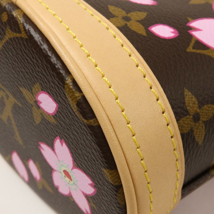 LOUIS VUITTON Monogram Cherru Blossom LV x TM Nano Bucket手挽肩背兩用袋-12