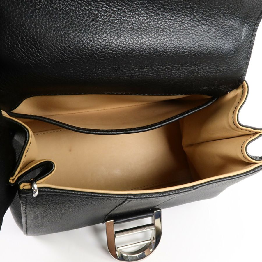Delvaux 牛皮皮革Brillant Mini手挽肩背兩用袋-4