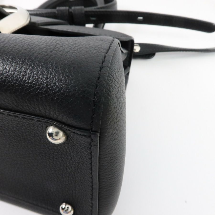 Delvaux 牛皮皮革Brillant Mini手挽肩背兩用袋-10