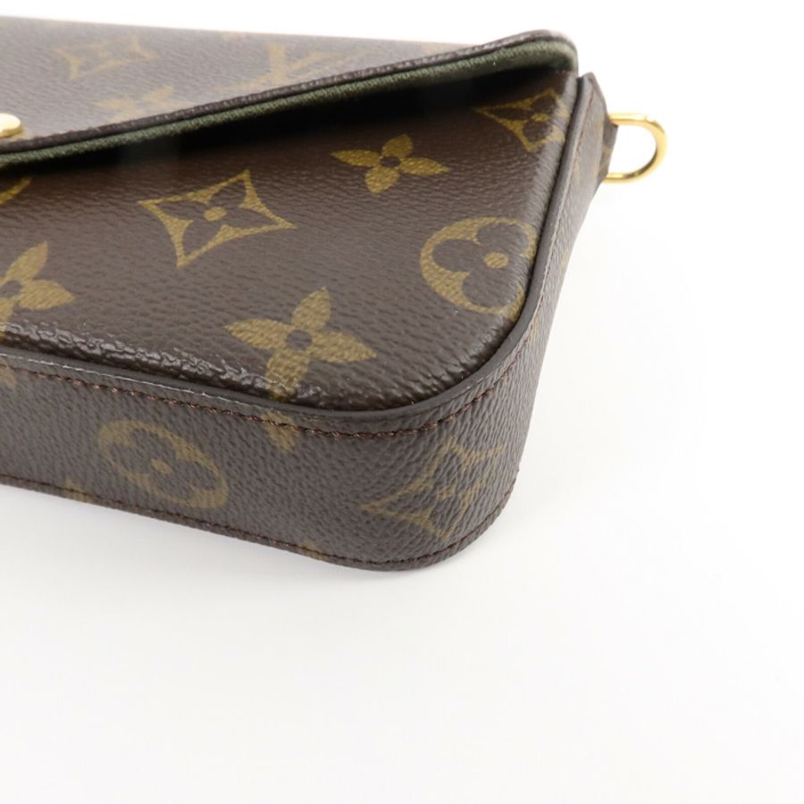 LOUIS VUITTON Monogram Felicie Strap & Go肩背袋-9