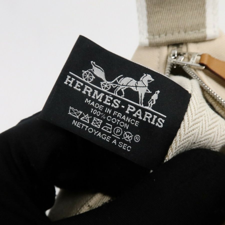 HERMES 帆布Bride-a-Brac手挽袋-5