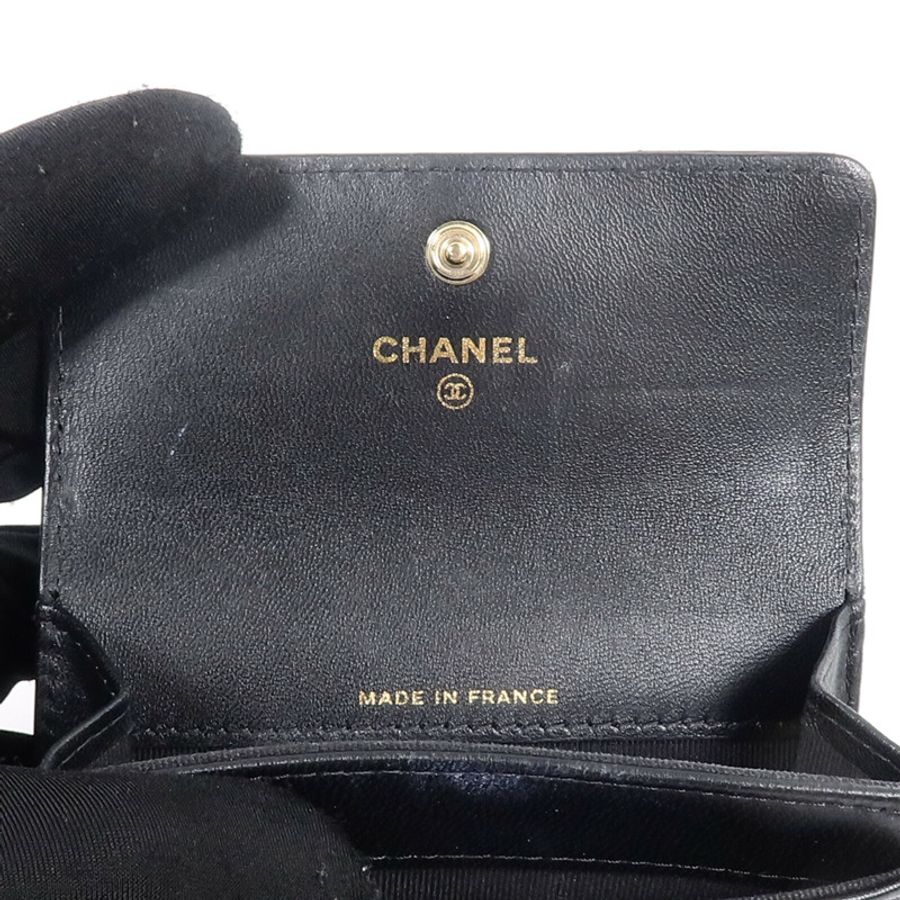 CHANEL 羊皮皮革Classic Flap Card Holder卡片套-5