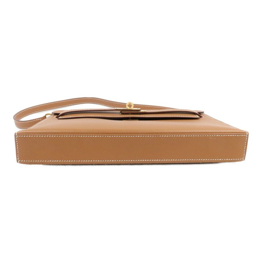 HERMES MadameKelly Elan肩背袋Gold-3