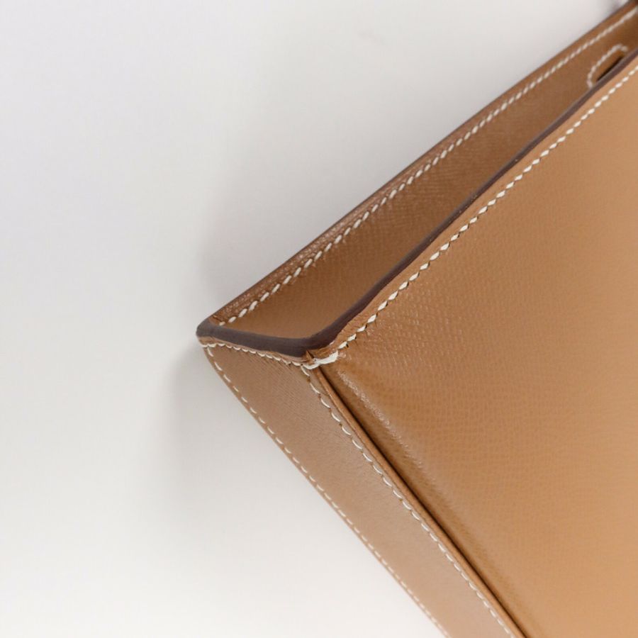 HERMES MadameKelly Elan肩背袋Gold-11