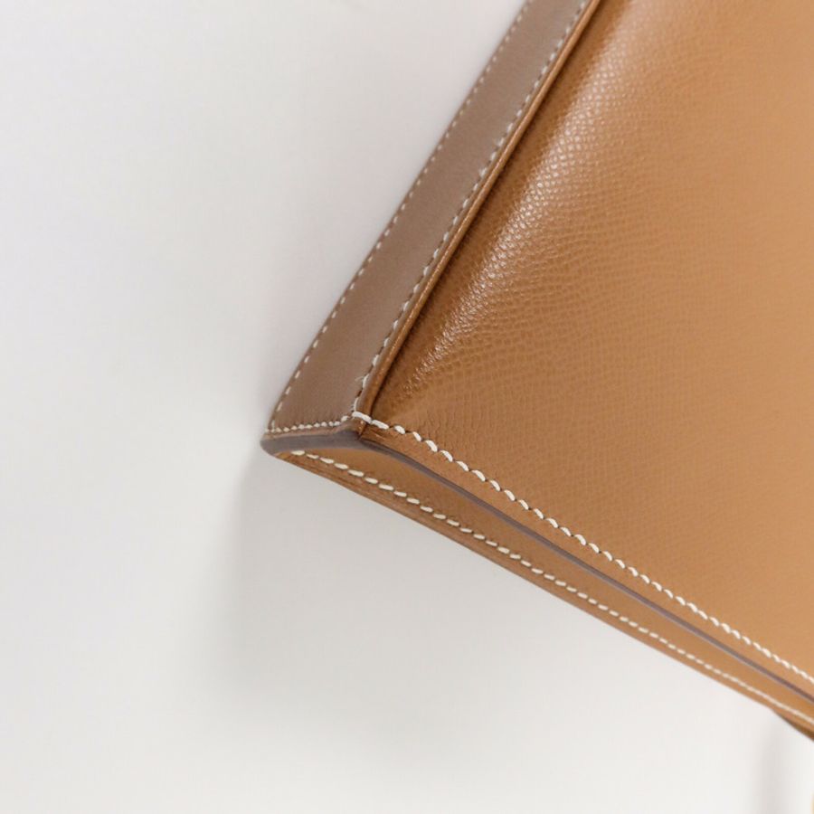 HERMES MadameKelly Elan肩背袋Gold-12