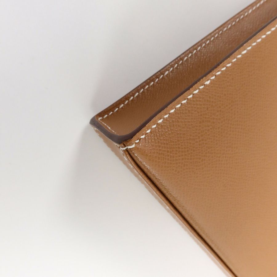 HERMES MadameKelly Elan肩背袋Gold-13